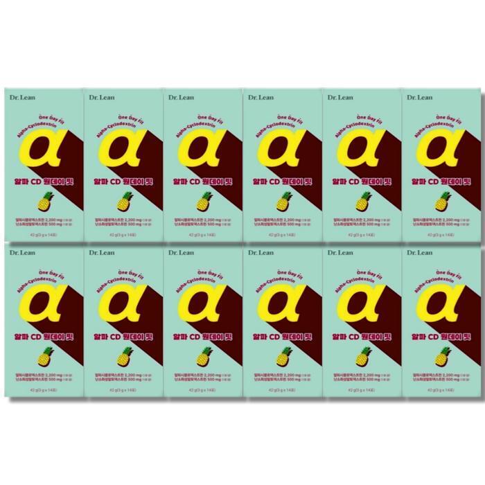 셀러허브 식품 닥터린 알파 CD 원데이 핏 14포 12박스