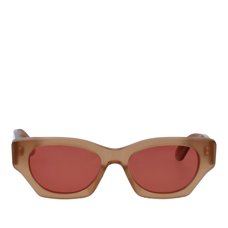 [RETRO SUPER FUTURE]레트로슈퍼퓨쳐 레트로슈퍼퓨쳐 아세테이트 프레임 볼드 템플 오벌 선글라스 OV0 PNK 52