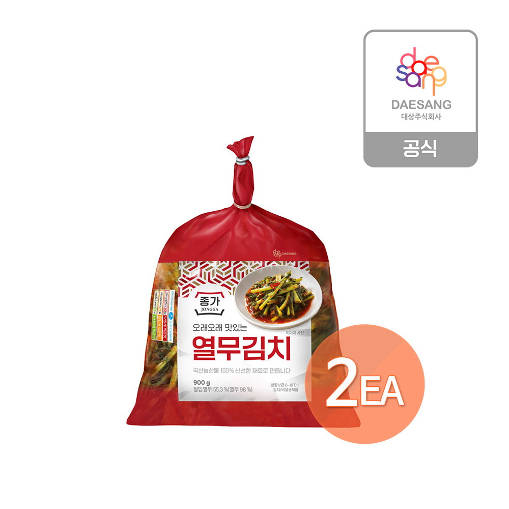 종가 열무김치 900g X 2개