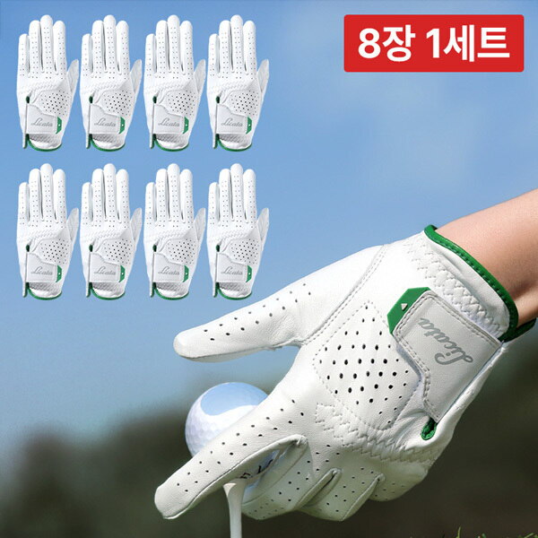 기타 (패플) [리카타]8장 1세트 / 리카타 그리너스 올양피 이지탭 남성 여성 이중덧댐 골프장갑 E56301