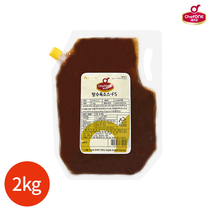기타브랜드 대상 쉐프원 탕수육 소스 FS 2kg x 1봉