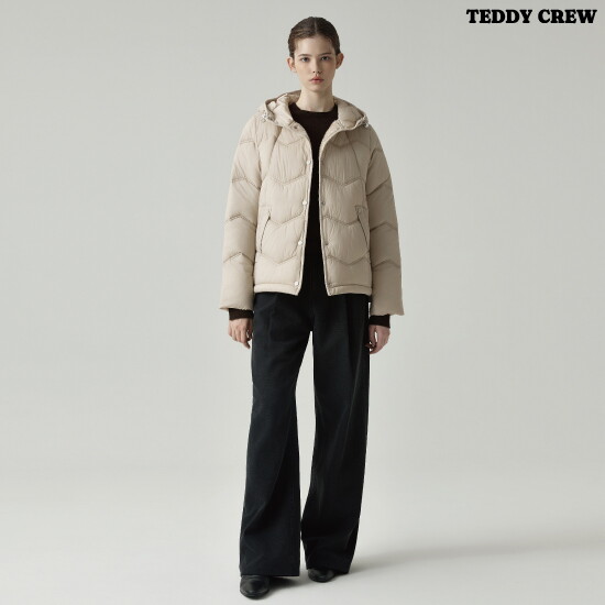■O TEDDY CREW  여성 장기모 라이트 패딩 1종 5