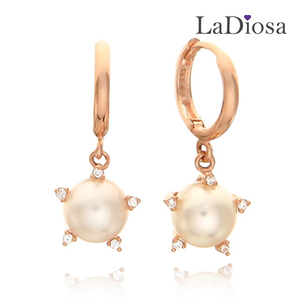 La Diosa 라디오사 18K 진주 귀걸이 LK18OP-776E