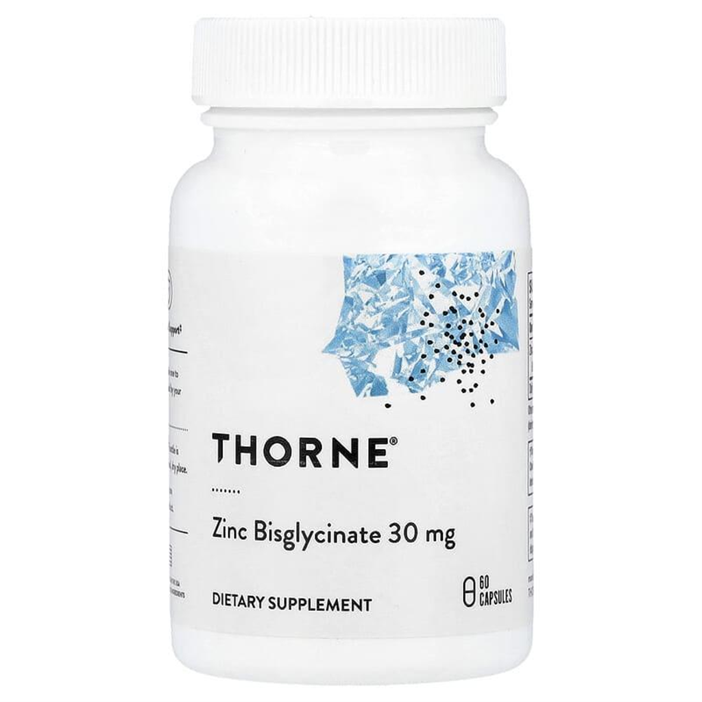 프록시 해외직구 해외배송 Thorne Research 쏜리서치 징크 아연 비글리시네이트 30mg 60정 Zinc Bisglycinate