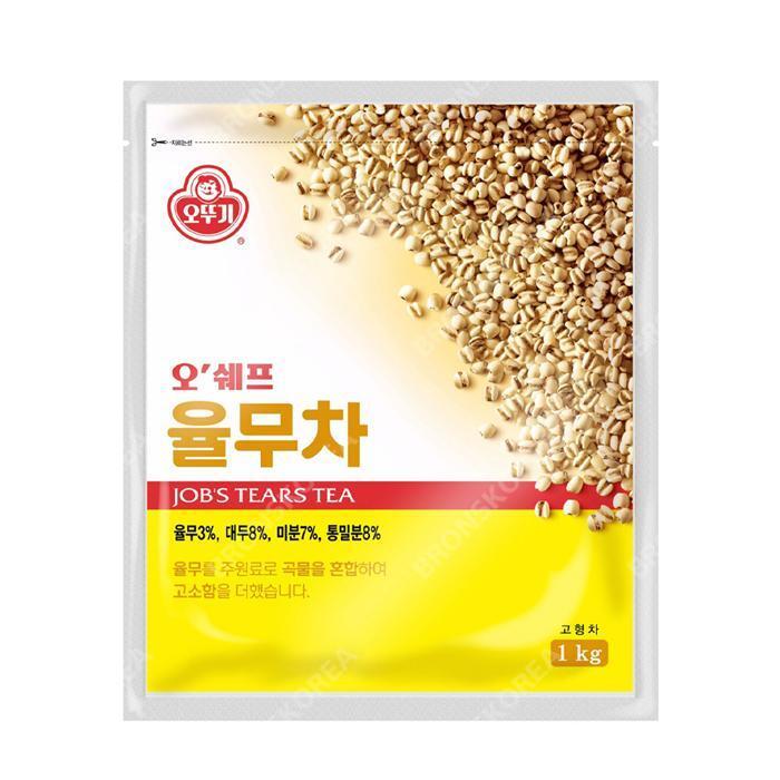 셀러허브 식품 오뚜기 오쉐프 율무차 1kg 12개(1박스) 곡물 자판기용 분말