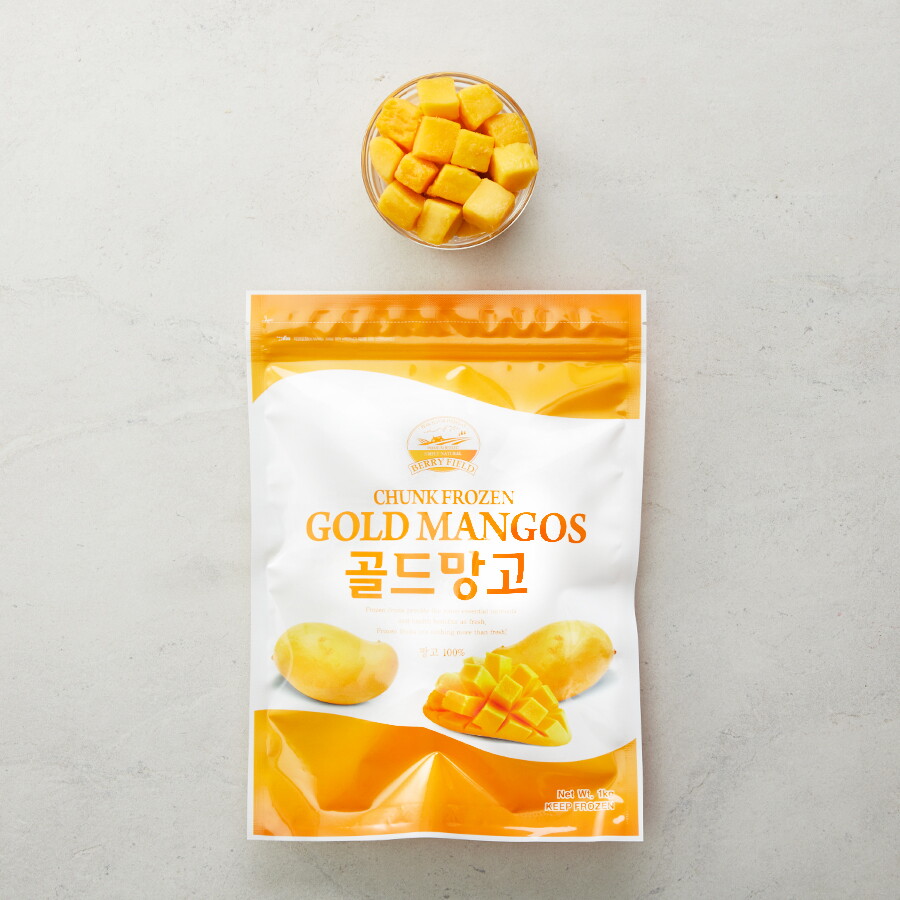 맥스큐포밀 냉동 골드망고 1kg 베트남산 [베리필드]