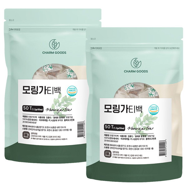 참굿즈 모링가차 티백 50개입 2팩