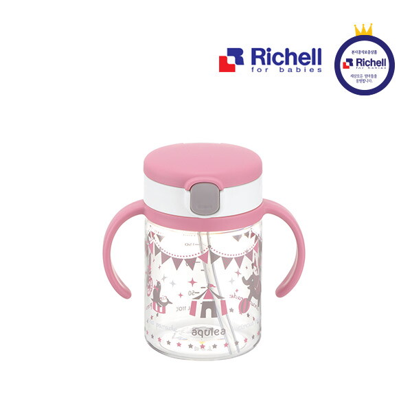 릿첼 릿첼 AQ 빨대컵R 200ml 핑크