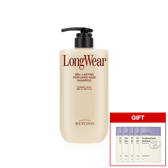 비욘드(화장품) 비욘드 롱웨어 퍼퓸드 샴푸 파우더리 머스크 950ml + 비욘드 프로 디펜스 트리트먼트 25ml 증정