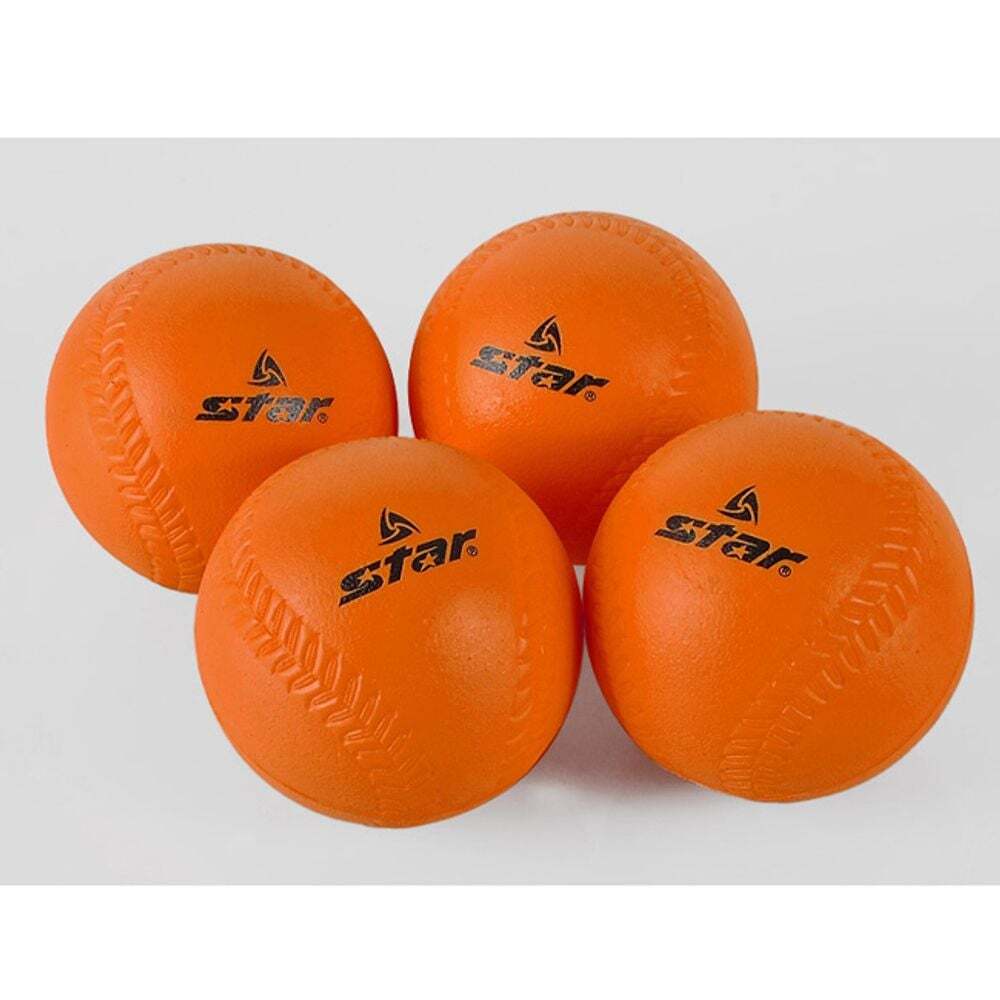 [스타스포츠]지오벤처스 스타 티볼 소프트 오렌지 4개입 1P 야구 배팅 연습