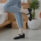 [포멜카멜레][포멜카멜레] 메리제인 콤비 블랙 플랫 2CM (FJY1F1SP807Z1)