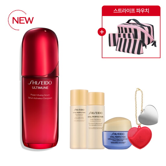 [시세이도](BD) NEW 얼티뮨 저속노화 세럼 75ml 세트