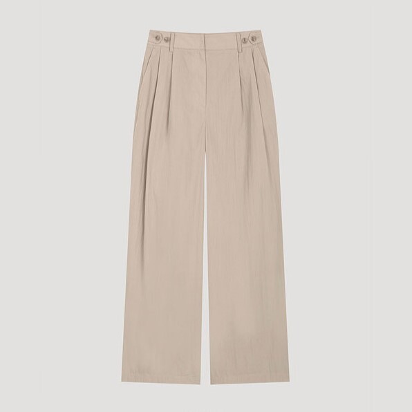 시스티나 사이드 버튼 스트레이트 팬츠 AWWSLO21160