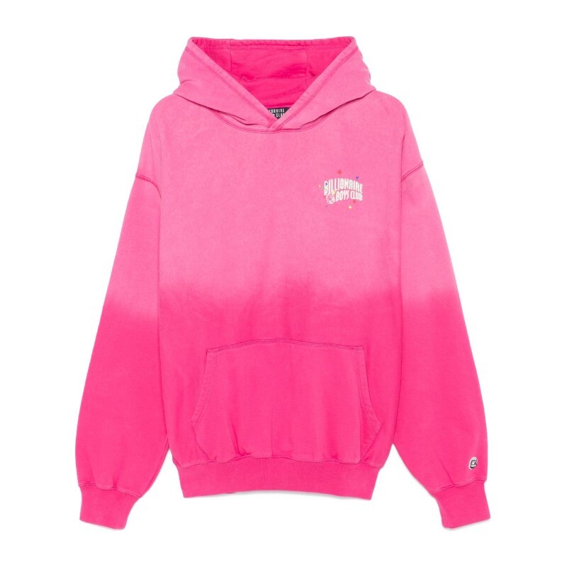BILLIONAIRE 빌리어네어 빌리어네어 플라밍고 핑크 오버사이즈 후드티 B25144 WASHEDPINK