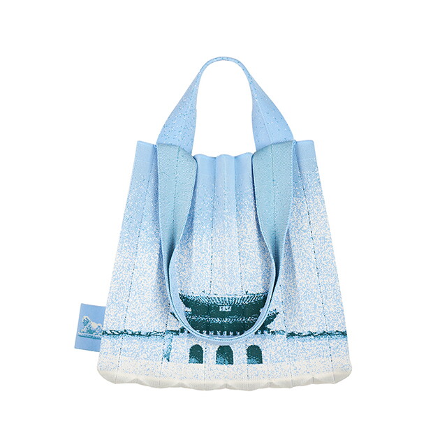 주식회사 송강인터내셔날 플리츠마마 [플리츠마마] 투웨이쇼퍼백 서울에디션 오션스카이