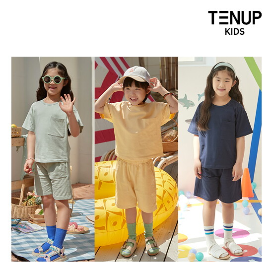 [텐업]○ KIDS 오가닉 라운지웨어 6종