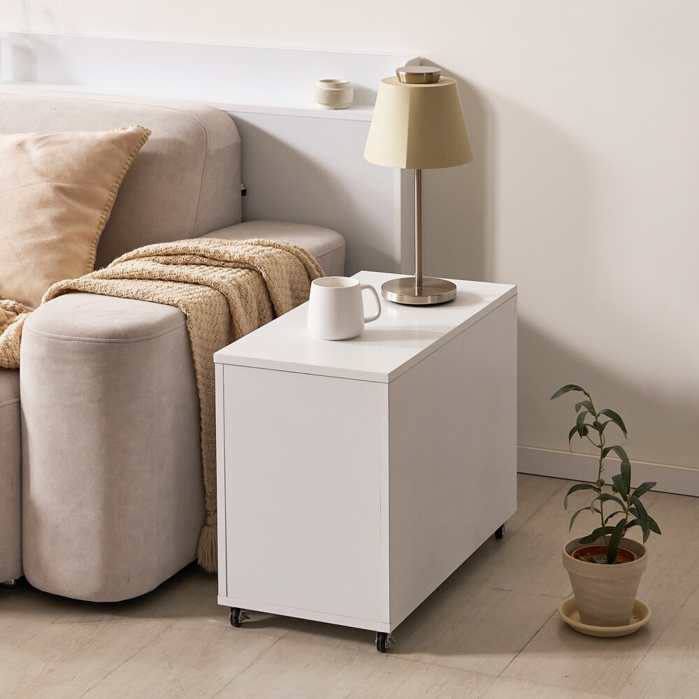 히트디자인 [히트가구] F41611 소파 풀업도어 보조협탁 600 1color (착불배송 상세확인)