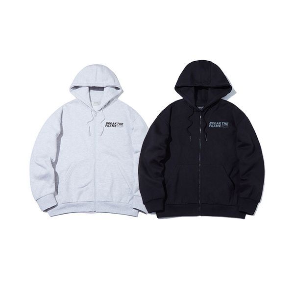 인터크루 [하프클럽/인터크루]인터크루 남성 오버핏 빅레터후드집업  ITV4DH01A (2컬러)