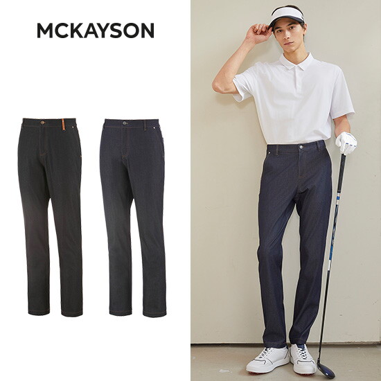 [맥케이슨] ○[런칭가 99,000원] 맥케이슨 26SS 남성 데님라이크 팬츠 2종