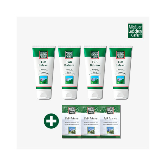 [알고야 라첸키퍼][풋발삼 세트] 알고야라첸키퍼 풋발삼(크림) 200ml 4개 + 풋발삼 파우치 4ml 3개
