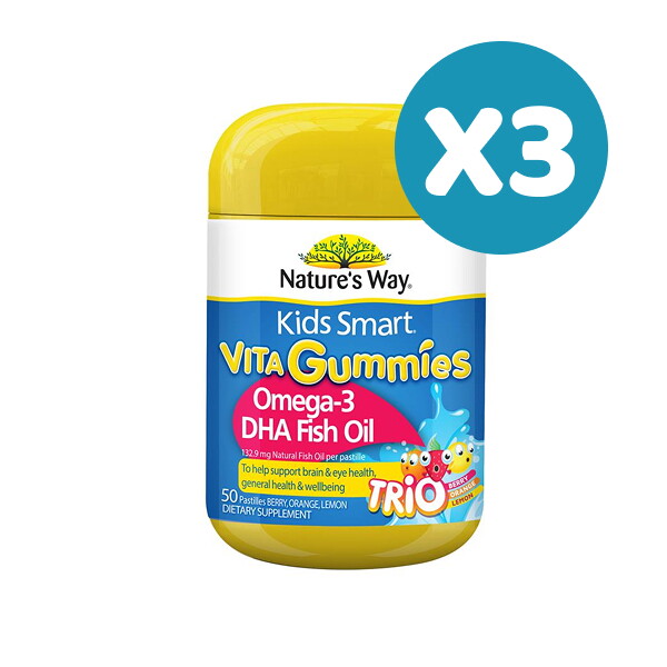네이쳐스웨이 [명절특가] 네이쳐스웨이 키즈 비타구미 오메가3 50정X3개