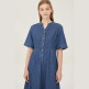 [베네통(공식)][Online Exclusive] 해지 라운드 원피스_BAOPE3431IN