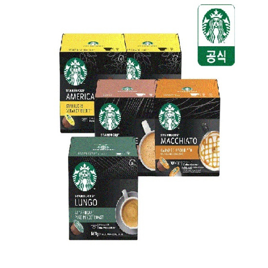 돌체구스토 캡슐커피 4종 72개입(베란다 + 파이크플레이스 + 카라멜 +카페라떼)