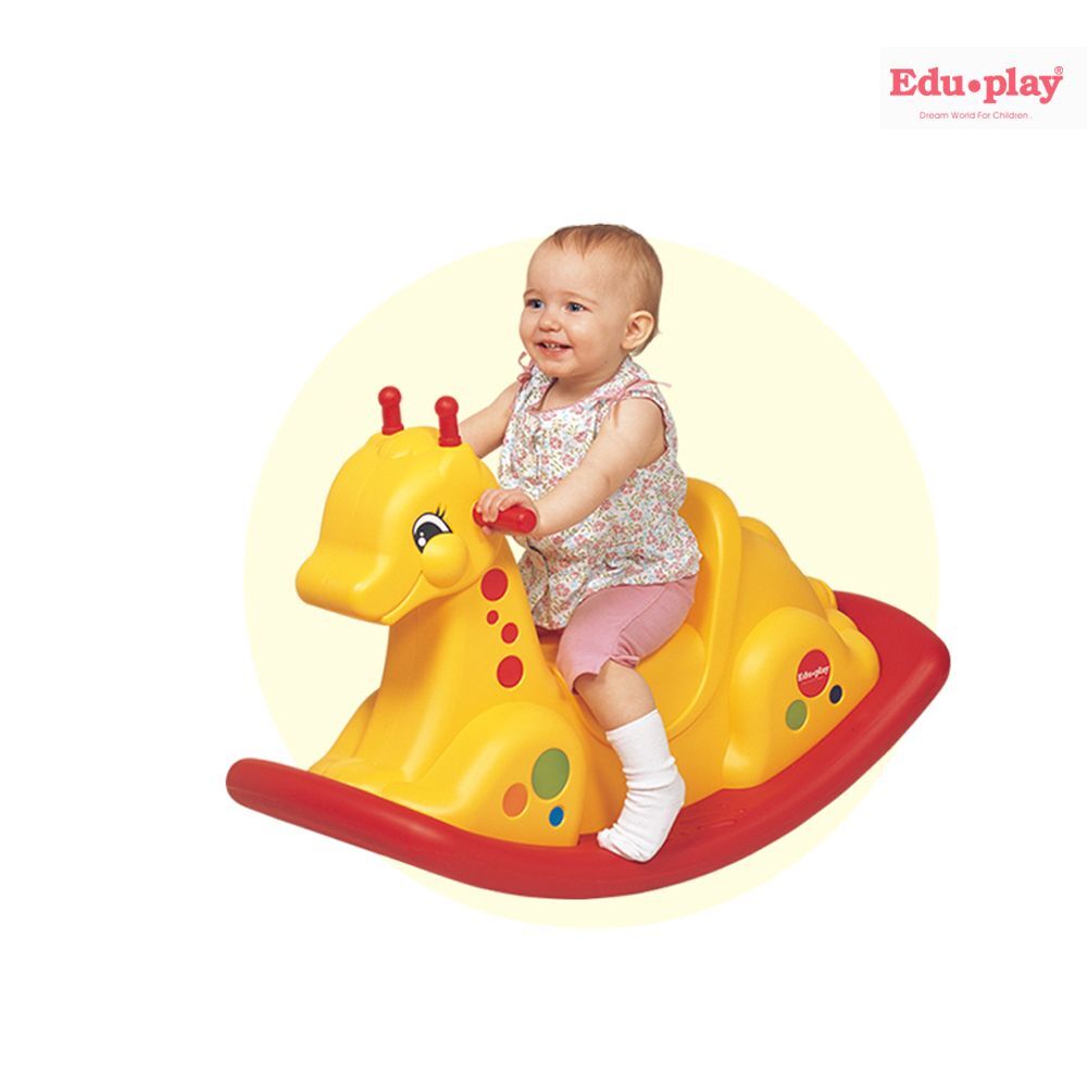 에이치플러스몰 흔들기린 아기 유아 장난감 말 말타기 시소 흔들말