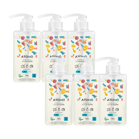 [아토앤오투][아토앤오투] 시그니처 주방세제 무향 6개