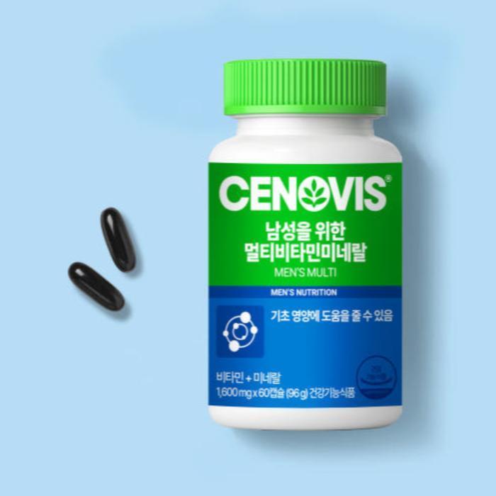 셀러허브 식품 세노비스 남성 멀티비타민 미네랄  선물 60캡슐