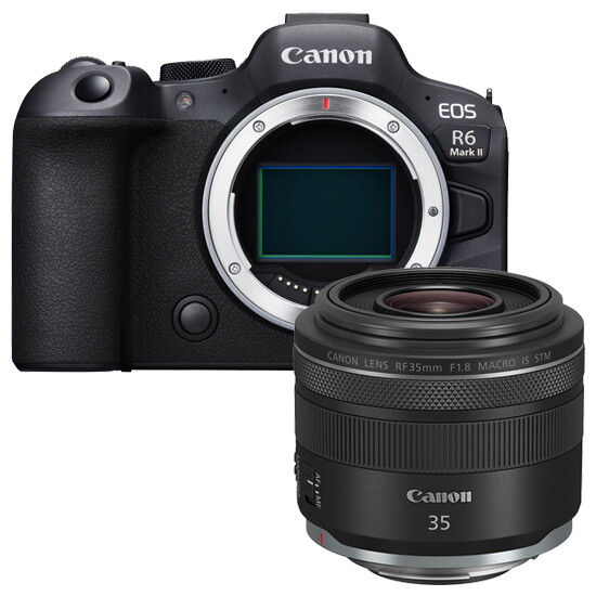 캐논 [캐논][정품] EOS R6 Mark II + RF 35mm F1.8 MACRO IS STM + 9361가방(숄더백) + 청소도구 + 포켓융