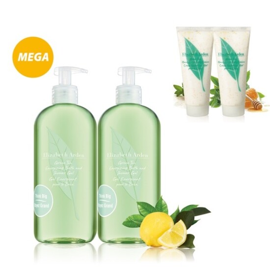 [엘리자베스아덴]그린티 샤워젤 500ml 메가 듀오 세트(+바디크림추가구성)