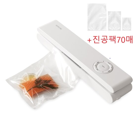 로이체 무선 진공포장기+진공팩70매 풀세트 KVS-300