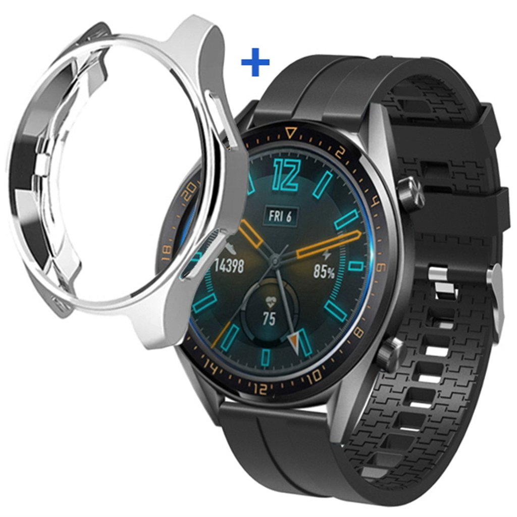 수나르 갤럭시기어S3 클래식 46mm 호환 슬림 TPU 케이스 스포츠 실리콘 밴드 스트랩