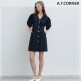 [파슨스](앳코너) 볼륨 슬리브 미니 드레스 2color (AEDR4B013)