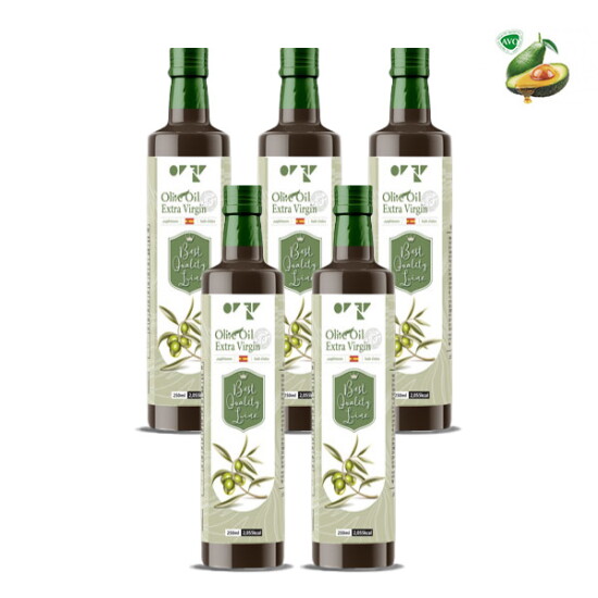 [아보아칸]엑스트라버진 올리브오일 250ml*5병(에어캡포장)