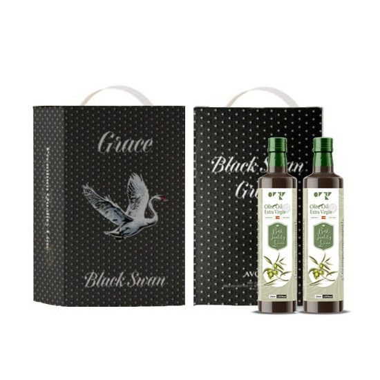 [아보아칸][2구SET] 올리브엑스트라버진 오일 250ml*2EA 선물세트(손잡이박스)
