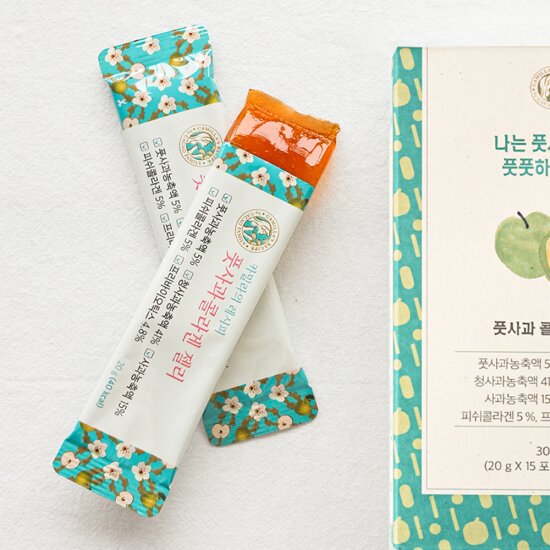 프리바이오틱스 풋사과 제주감귤 제주당근 콜라겐젤리 세트