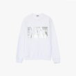 [MSGM] 여성 사각 로고 맨투맨 화이트