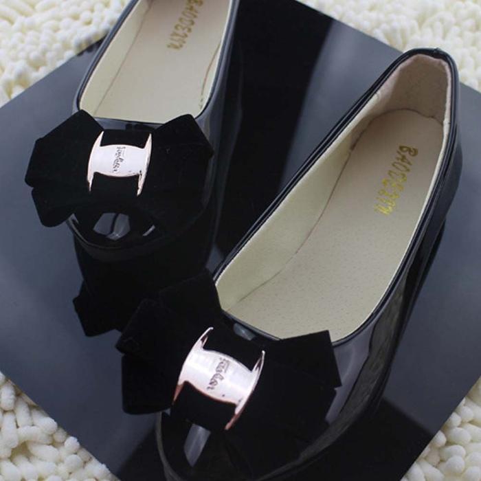 셀러허브제화 검정리본 구스테디두 여성플렛슈즈 편한구두 단화 로퍼