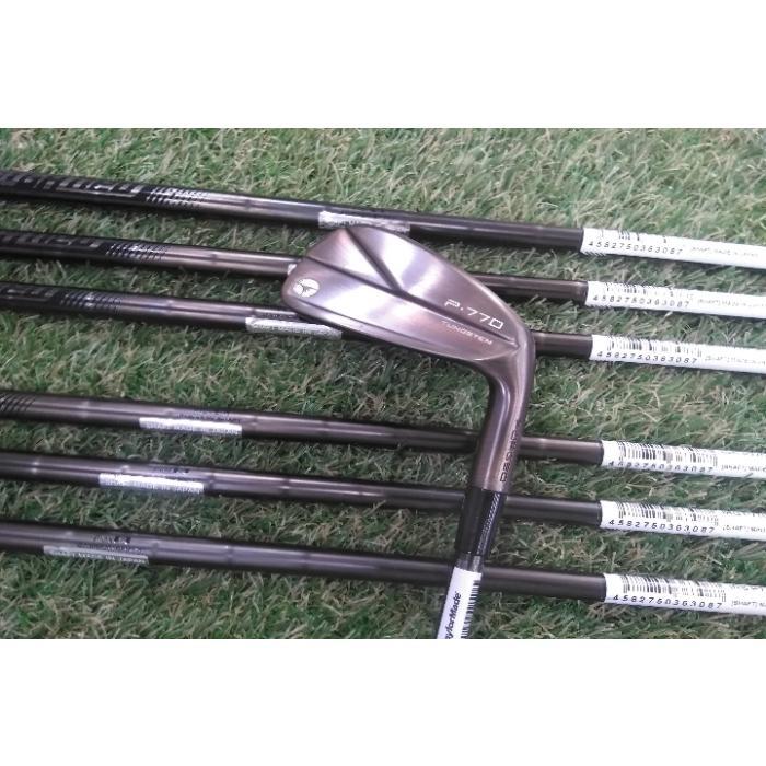 테일러메이드 [중고] 테일러메이드(TAYLORMADE) 아이언세트 테일러메이드 P770 블랙에디션 S강도 커버x (G39)