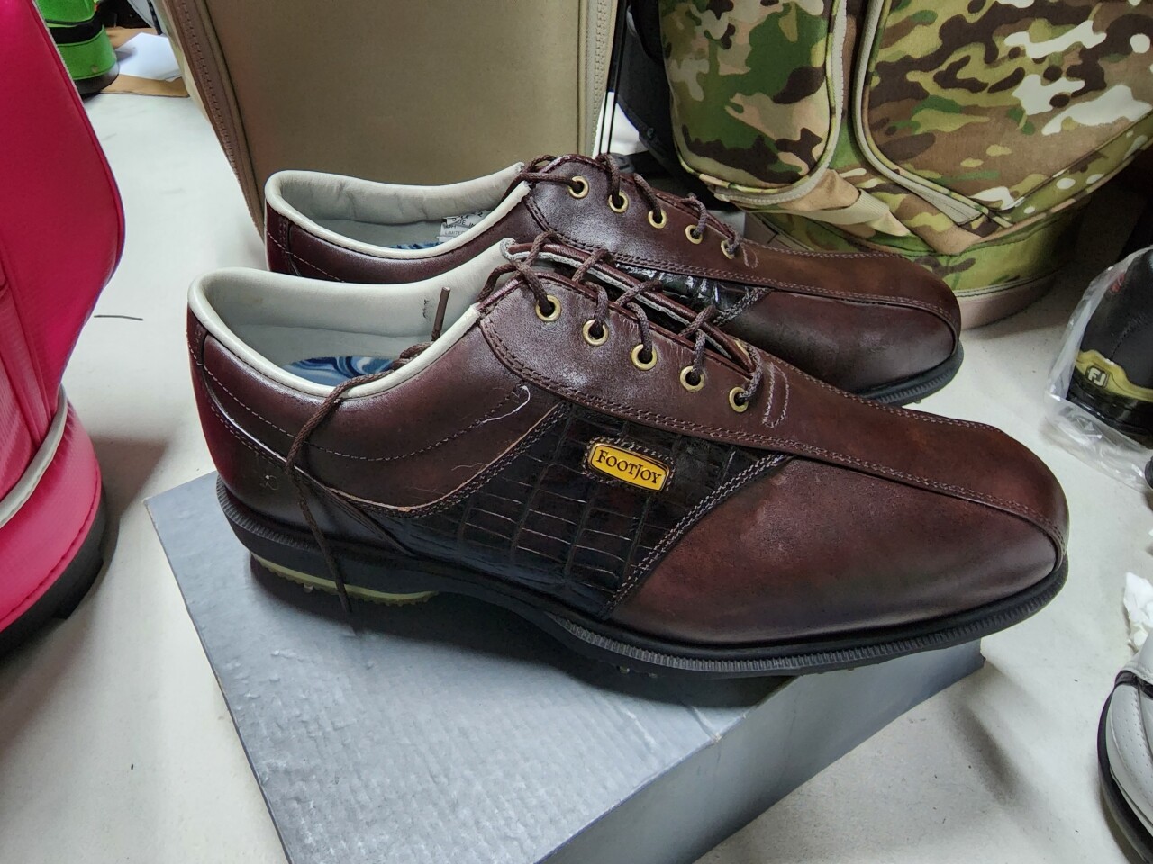 FootJoy 풋조이 풋조이 드라이조이 골프화 275싸이즈 스파이크 브라운