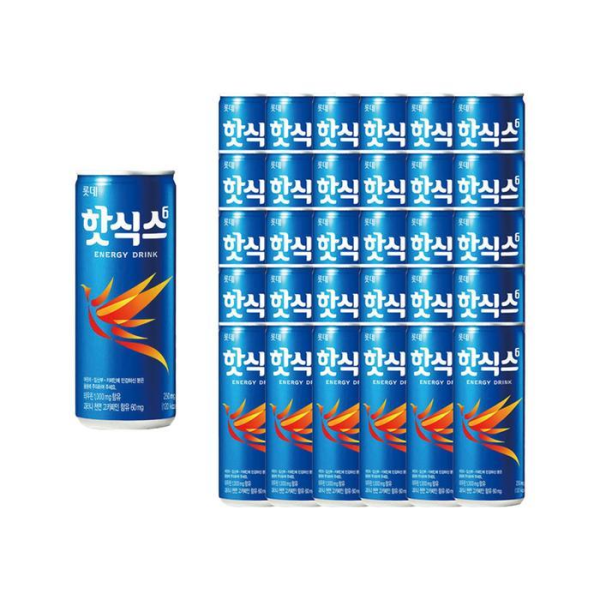 롯데 [롯데]핫식스 오리지널 250ml 60개 (23449077)