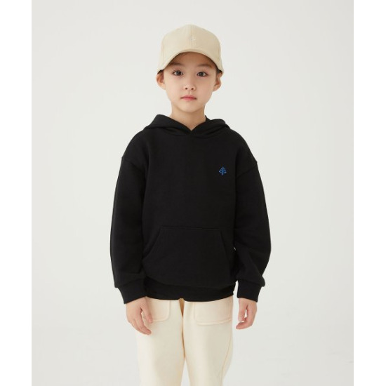 ○[얼킨] 리플렉티브 로고 오가닉 후드 크림 Reflective Logo Organic Hoody_Cream