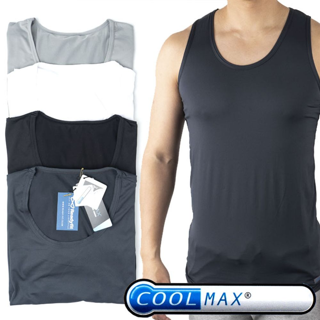 석진케이 스포츠이너웨어 쿨맥스 스판 나시셔츠4종택1_RCOOL002 이너웨어