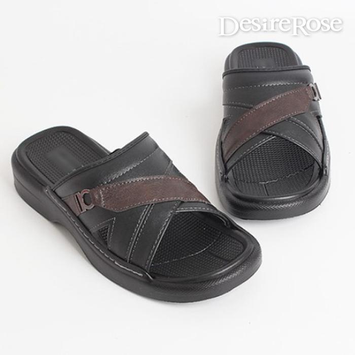 디자이어리테일 협력업체 디자이어로즈 [디자이어로즈] 30대 남자 사무용 고급 가죽슬리퍼