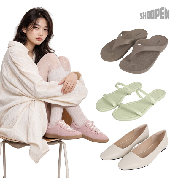 슈펜(이랜드) [슈펜] 여름 상반기 결산 클리어런스 쪼리/플랫슈즈/스니커즈 12종