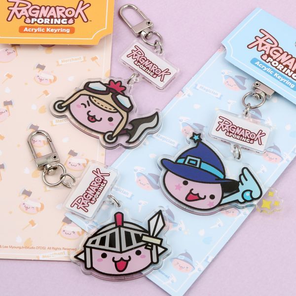 교보문고 아이러브캐릭터 라그나로크 포링즈 아크릴키링 (6종)
