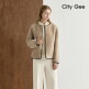 [씨티지]○(런칭가 115,000원)24FW 호주산 양모100 트리밍 자켓