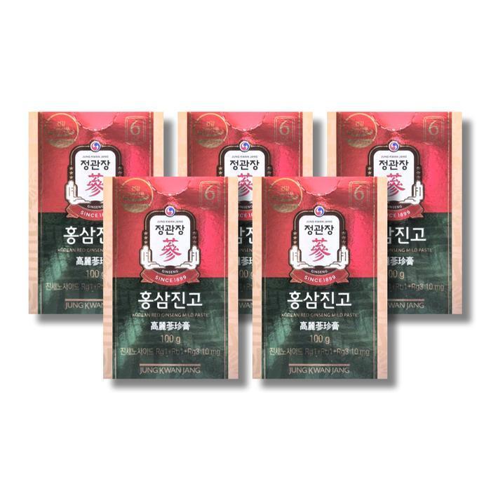 셀러허브 식품 정관장 홍삼진고 100g 5박스 + 쇼핑백 /wb